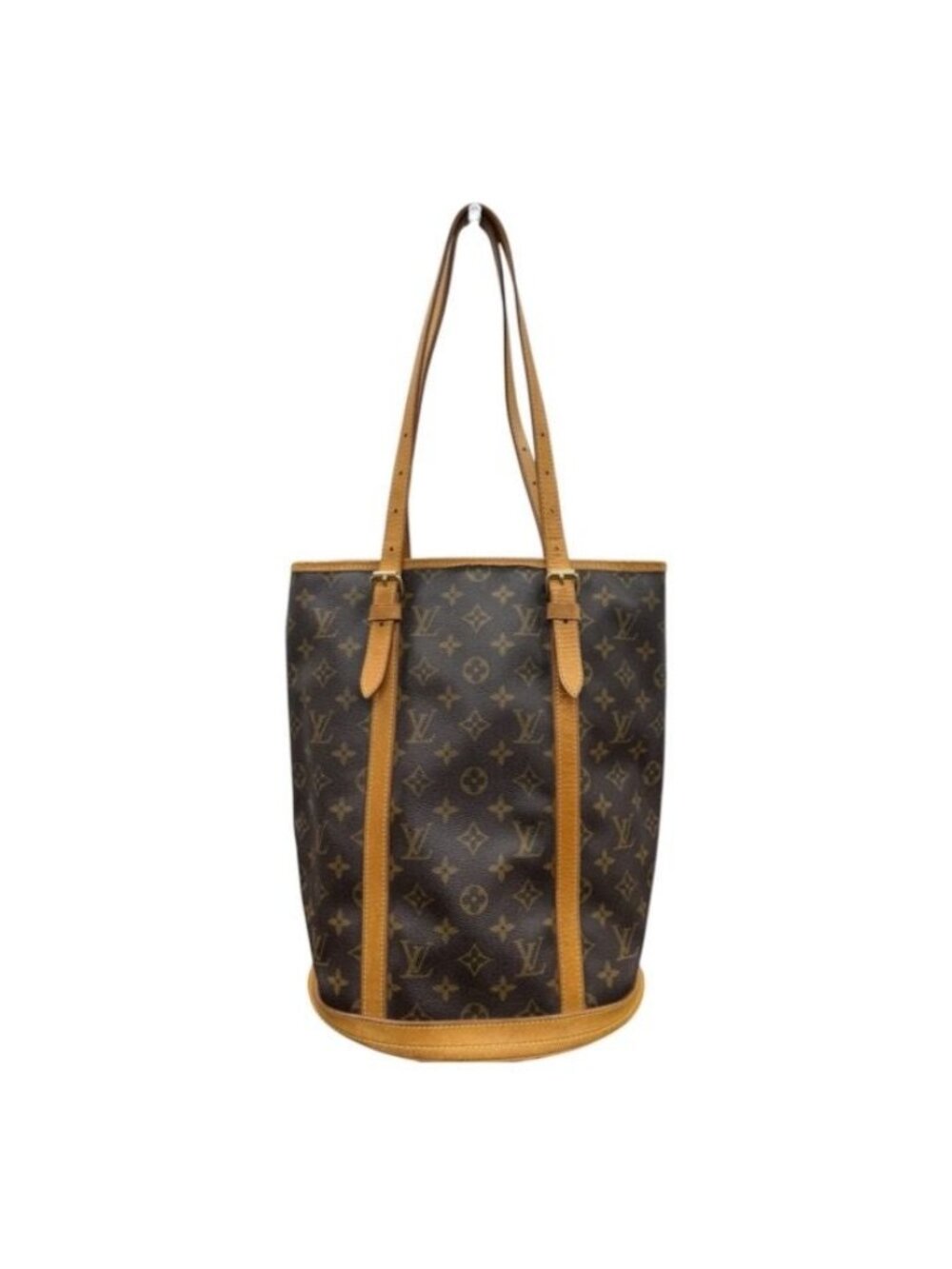 Louis Vuitton Monogram Brown Gold Leather Shoulder Bag